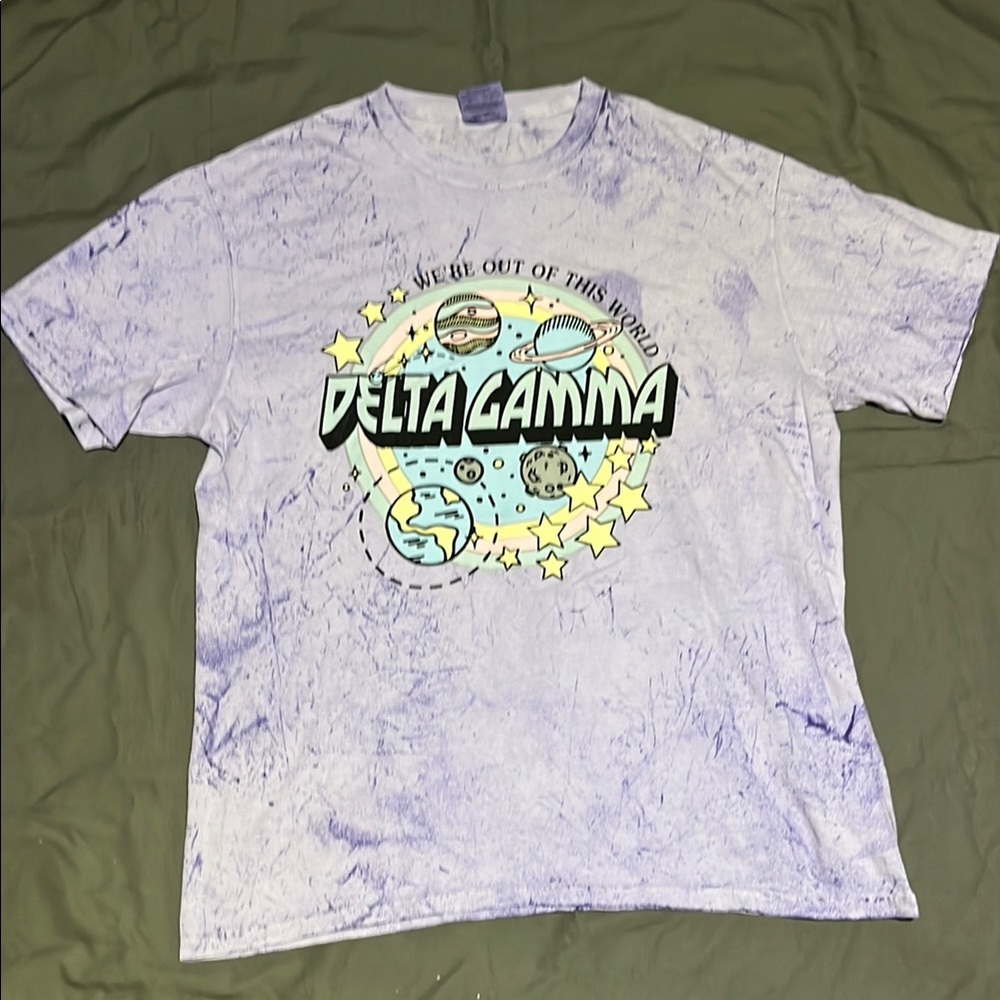 Comfort Colors Lavender Tie-Dye Shirt size L